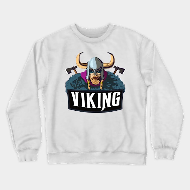 viking. fantasy Crewneck Sweatshirt by art object